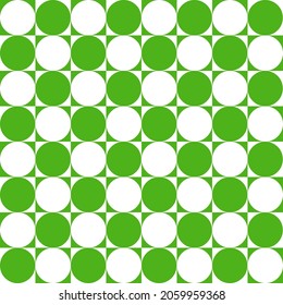 Seamless pattern of polka dot on square.For background, fabric,card.texture.Vector illustration.