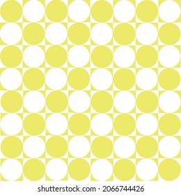 Seamless pattern of polka dot on square.For background, fabric,card.texture.