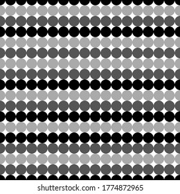 Seamless pattern with polka dot, vector illustration
