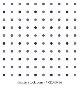 Seamless pattern with polka dot. Vector illustration.