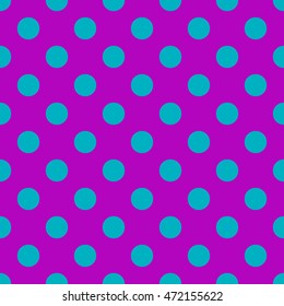 Seamless pattern with polka dot. Vector illustration.