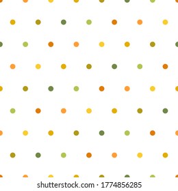 Seamless pattern with polka dots, vector illustration