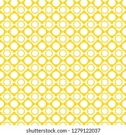 Seamless pattern with polka style