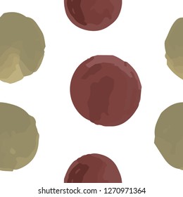 Seamless pattern in Polka-Dot. Perfect for your design, textile,  pattern fills, posters, cards, web page background etc. Pattern under the mask. Vector.