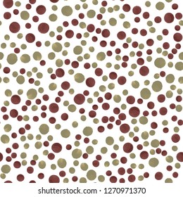 Seamless pattern in Polka-Dot. Perfect for your design, textile,  pattern fills, posters, cards, web page background etc. Pattern under the mask. Vector.