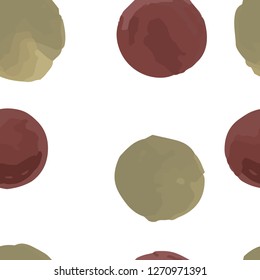 Seamless pattern in Polka-Dot. Perfect for your design, textile,  pattern fills, posters, cards, web page background etc. Pattern under the mask. Vector.