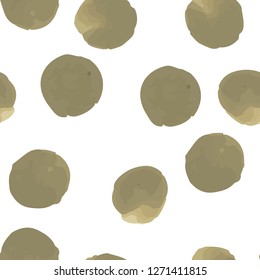Seamless pattern in Polka-Dot. Perfect for your design, textile,  pattern fills, posters, cards, web page background etc. Pattern under the mask. Vector.