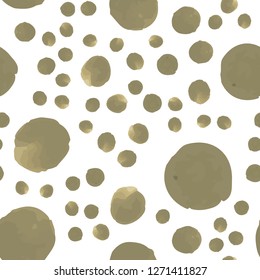 Seamless pattern in Polka-Dot. Perfect for your design, textile,  pattern fills, posters, cards, web page background etc. Pattern under the mask. Vector.
