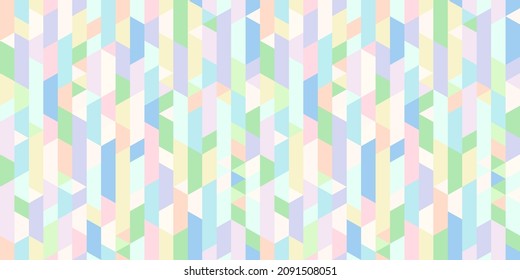 Seamless pattern. Polygonal background. Seamless texture. Colored geometric banner
