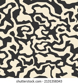 Seamless pattern with polygonal endless texture background. Abstract modern geometric spot ornament. Vector illustration.