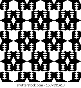 Seamless pattern. Polygons background. Rhombuses, figures ornament. Simple shapes wallpaper. Geometrical backdrop. Digital paper, web designing, textile print. Vector.