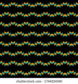 Seamless pattern. Polygons background. Simple shapes wallpaper. Rhombuses, triangles ornament. Vector