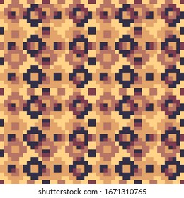 Seamless pattern. Polygons background. Squares, rectangles, figures ornament. Simple shapes wallpaper. Geometric motif, Abstract backdrop. Digital paper, web design, textile print. Vector artwork.