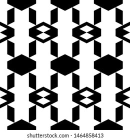Seamless pattern. Polygons motif. Geometric wallpaper. Rhombuses, parallelograms, figures ornament. Shapes background. Geometrical backdrop. Digital paper, textile print, web design, abstract.