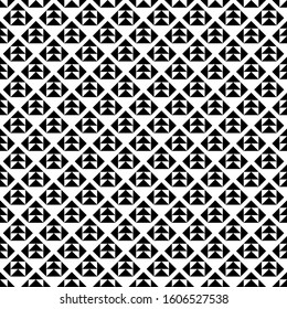 Seamless pattern. Polygons motif. Geometric backdrop. Figures background. Triangles ornament. Digital paper, textile print, web design, abstract illustration. Triangular shapes wallpaper. Vector