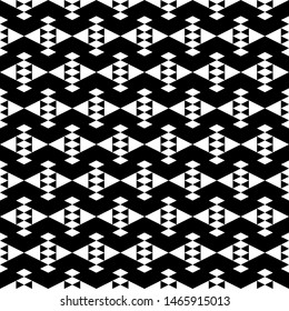 Seamless pattern. Polygons motif. Rhombuses, triangles ornament. Geometrical backdrop. Triangular, quadrangular shapes wallpaper. Geometric background. Digital paper, textile print, abstract
