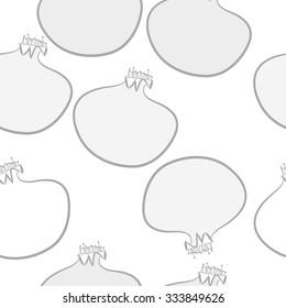 Seamless    pattern  of pomegranate,hole,  spots. Hand drawn.