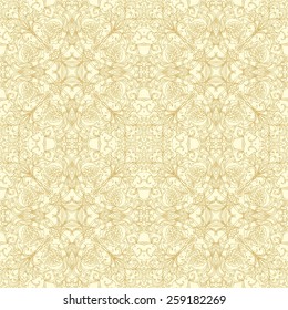 Seamless pattern with pomegranates