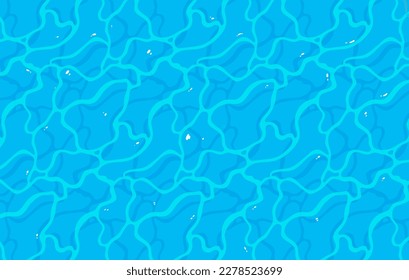 seamless pattern with pool wave texture 