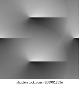 Seamless pattern of pop up lines from behind. Arise object on Art Canvas with color gradient style.