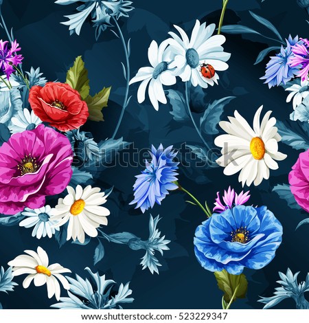 Similar – Image, Stock Photo Watercolor blue cornflower bouquet and frame, summer wedding isolated illustration elements