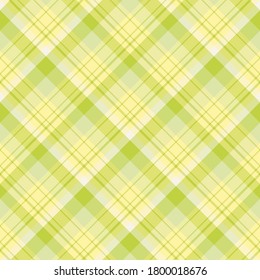 Patrón sin foco en colores positivos amarillo claro y verde para machacar, tela, textil, ropa, mantel y otras cosas. Imagen vectorial. 2