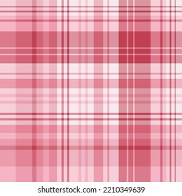 Nahtlose Muster in positiven rosa Farben für Plaid, Stoff, Textilien, Kleidung, Tischdecken und andere Dinge. Vektorbild.

