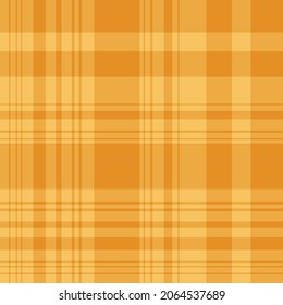Seamless pattern in positive yellow and orange colors for plaid, fabric, textile, clothes, tablecloth and other things. Vector image. 
