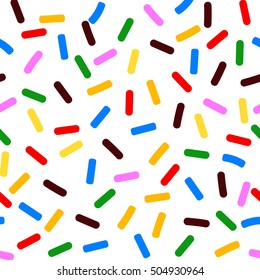 seamless pattern with powder for donut