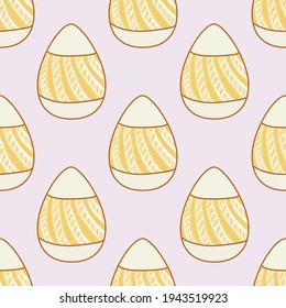 Seamless pattern print Easter eggs background textile wallpapers
