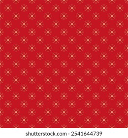 Seamless pattern print wallpaper with snowflakes winter season Christmas and New Year background 