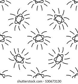 Seamless pattern for printing on gift packaging and textile materials. Vector illustration