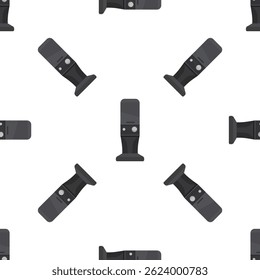 Padrão perfeito com microfone condensador profissional para gravação de podcasts, música ou vocais, perfeito para projetos de áudio ou música