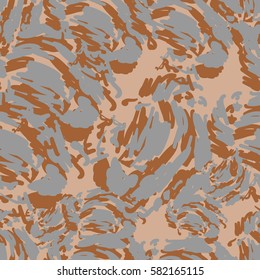 seamless pattern Protective camouflage  coloration ground fatherland  vector illustration