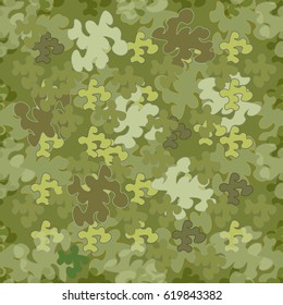 seamless pattern Protective camouflage  coloration a fatherland  vector illustration