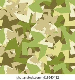 seamless pattern Protective camouflage  the coloration  vector illustration