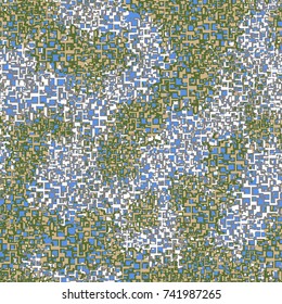 Seamless pattern. Protective drawing. Fashionable camouflage.