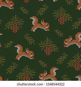 Seamless pattern. Proteins. Green background.