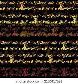 Seamless pattern with a Psychedelic kaleidoscope footage.  Mandala ornament. 