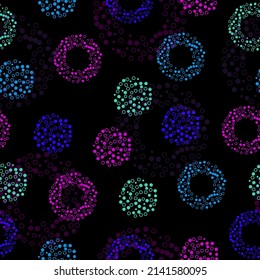 Seamless pattern with a Psychedelic kaleidoscope footage.  modern abstract background for notebooks, applications, posters, magazines and any graphic design use.