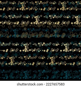 Seamless pattern with a Psychedelic kaleidoscope footage.  Floral motif. Vector illustration.