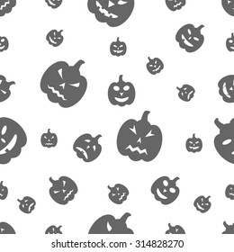 seamless pattern with pumpkins