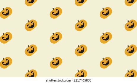 seamless pattern with pumpkins halloween background