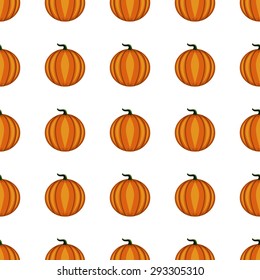 Seamless pattern with pumpkins. Vector illustration to the day of Thanksgiving