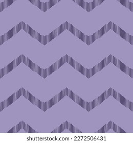 Seamless pattern with purple chevron