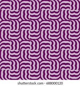 seamless pattern of purple color lines. Optical illusion. Vector illustration. As background, pictures, wallpapers