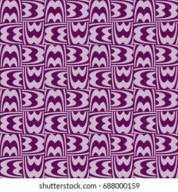 seamless pattern of purple color lines. Optical illusion. Vector illustration. As background, pictures, wallpapers