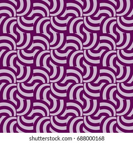 seamless pattern of purple color lines. Optical illusion. Vector illustration. As background, pictures, wallpapers