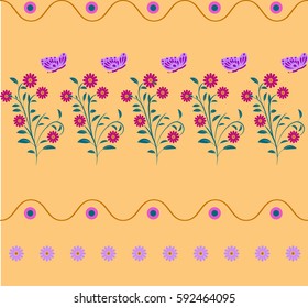 Seamless pattern purple flowers , butterfly. Seamless pattern purple flowers , butterfly. For design, wallpaper, cover invitation, fabric. Vector background.