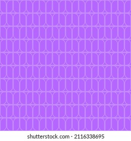 Seamless pattern with purple geometric design.